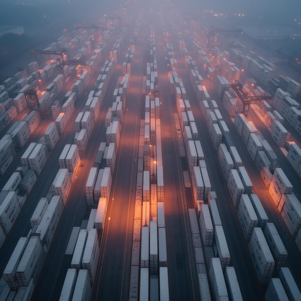 Vista aérea do pátio Veronave